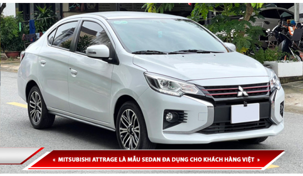 MITSUBISHI ATTRAGE - MẪU SEDAN ĐA DỤNG CHO KHÁCH HÀNG VIỆT GIÁ CHỈ TỪ 380 TRIỆU ĐỒNG